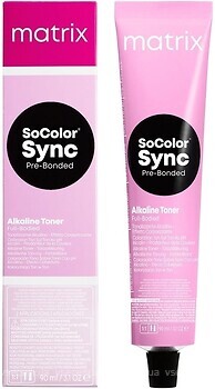 Фото Matrix SoColor Sync Pre-Bonded Alkaline Toner на щелочной основе 8V Светлый блондин фиолетовый