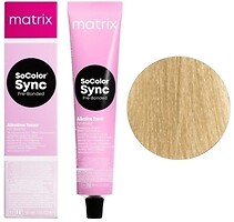 Фото Matrix SoColor Sync Pre-Bonded Alkaline Toner на щелочной основе SPN Прозрачно-пастельный натуральный