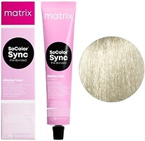 Фото Matrix SoColor Sync Pre-Bonded Alkaline Toner на щелочной основе SPV Прозрачно-пастельный фиолетовый