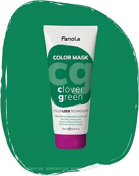 Фото Fanola Color Mask For Hair зеленый клевер