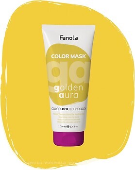 Фото Fanola Color Mask For Hair атмосферный золотистый
