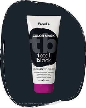 Фото Fanola Color Mask For Hair абсолютный черный