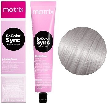 Фото Matrix SoColor Sync Pre-Bonded Alkaline Toner на щелочной основе 11P Ультра светлый жемчужный блондин