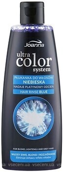 Фото Joanna Ultra Color System Hair Rinse Blue Голубой