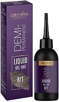 Фото DeMira Professional Demi-Permanent Liquid Gel-Tint 8/1 светло-русый пепельный