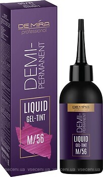 Фото DeMira Professional Demi-Permanent Liquid Gel-Tint M/56 фиолетовый