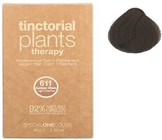 Фото Trendy Hair Tinctorial Plants Therapy Demi-Permanent Vegan Hair Color 611 Light Chestnut светло-каштановый