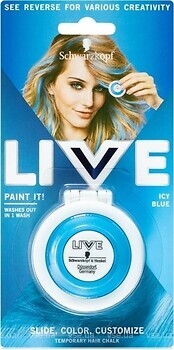 Фото Schwarzkopf Professional LIVE Paint It Icy Blue ледяной синий