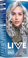 Фото Schwarzkopf Professional LIVE Ultra Brights or Pastel 98 Steel Silver стальное серебро