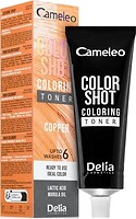 Фото Delia Cosmetics Cameleo Color Shot copper медный