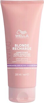 Фото Wella Professionals Invigo Blonde Recharge Conditioner For Cool Blonde холодный блондин