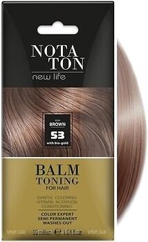 Фото Notaton New Life Balm Toning 53 коричнево-пепельный 30 мл