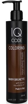 Фото IQ code Color Mask Warm Brunette теплый каштановый