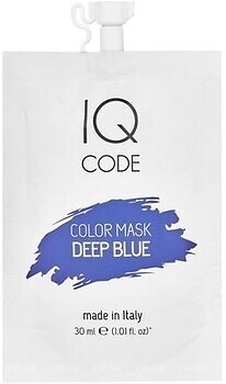 Фото IQ code Color Mask Deep Blue темный синий