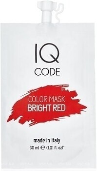 Фото IQ code Color Mask Bright Red яркий красный
