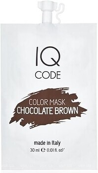 Фото IQ code Color Mask Chocolate Brown темный шоколадный