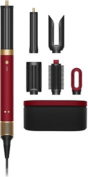 Фото Dyson Airwrap Co-anda2x Multi-styler & Dryer Straight + Wavy Red Velvet/Gold