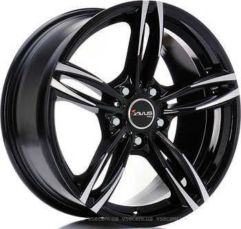 Фото AVUS AC-MB3 (8.5x20/5x120 ET25 d72.6) Black Polished