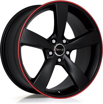 Фото AVUS AF10 (10x21/5x112 ET18 d66.6) Matt Black Red