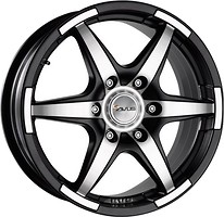 Фото AVUS Grizzly (7x17/5x130 ET50 d89.1) Matt Black Polished