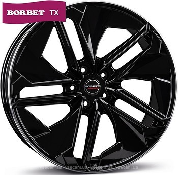 Фото Borbet TX (9x21/5x120 ET45 d72.6) Gloss Black Rim Polished
