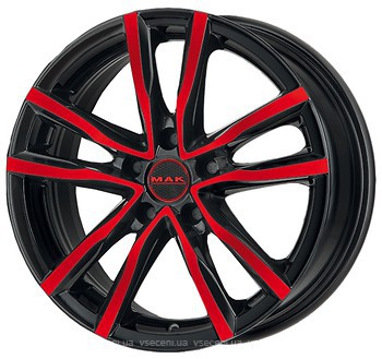 Фото MAK Milano (5.5x15/4x100 ET42 d60.1) Black&Red