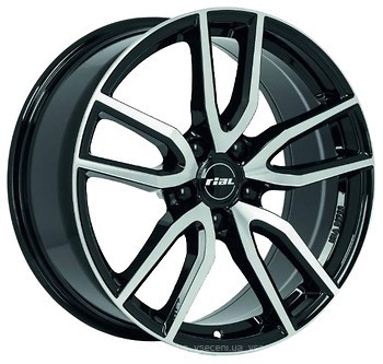 Фото Rial Torino (7.5x17/5x114.3 ET40 d70.1) Diamond Black Front Polished