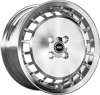 Фото Ronal R10 Turbo (7x15/4x100 ET37 d68.1) Silver Polished