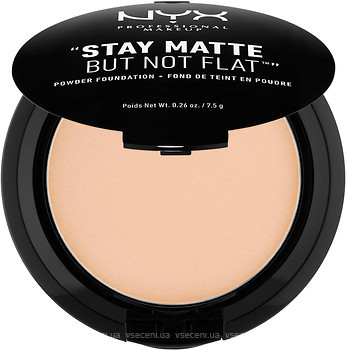Фото NYX Professional Makeup Stay Matte But Not Flat Powder Foundation 03 Natural