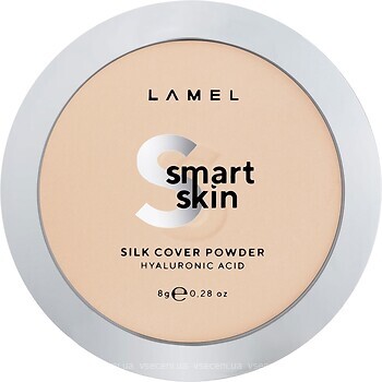 Фото Lamel Professional Smart Skin Silk Compact Powder №401 Porcelain