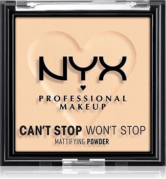 Фото NYX Professional Makeup Can't Stop Won't Stop Mattifying Powder 02 Light