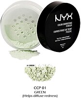 Фото NYX Cosmetics Color Correcting Powder Green (CCP01)