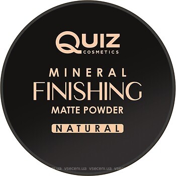 Фото Quiz Cosmetics Mineral Finishing Matte Powder №01 Natural