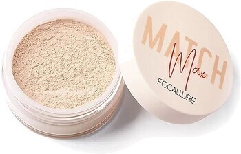 Фото Focallure Matchmax Baking & Setting Loose Powder 02 Ivory