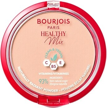 Фото Bourjois Poudre Compacte Healthy Mix Clean 03 Beige Rose
