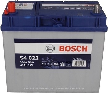 Фото Bosch S4 Silver 45 Ah (S4 022)