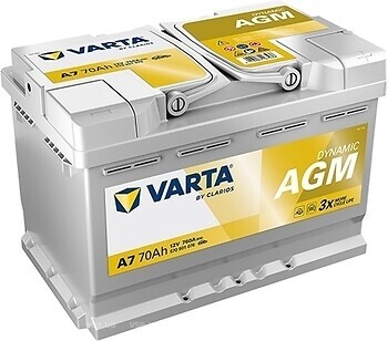 Фото Varta Dynamic AGM 70 Ah EN760 (E39) (570901076)