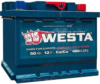 Фото Westa Premium 6СТ-50 АзЕ 480A 207x175x175 (4822023500482)