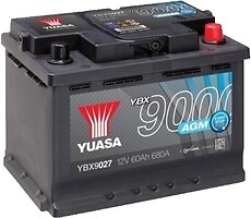 Фото Yuasa AGM Start Stop Plus 50 Ah Euro (YBX9012)