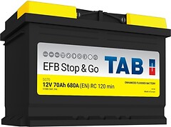 Фото TAB EFB Stop & Go 70 Ah (0) (57088, 212070, SG70)