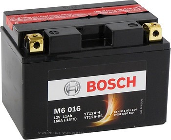 Фото Bosch M6 AGM 11 Ah (M6 016)