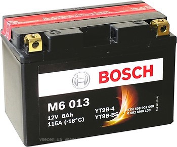 Фото Bosch M6 AGM 8 Ah (M60 13)