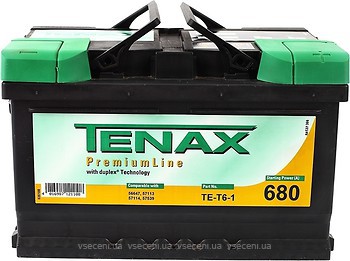 Фото Tenax Premium 72 Ah Euro (TE-T6-1, 572409068)