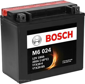 Фото Bosch M6 AGM 18 Ah (M6 024)