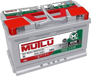 Фото Mutlu AGM Start-Stop 80 Ah Euro (AGM.L4.80.080.A, 001KI72)