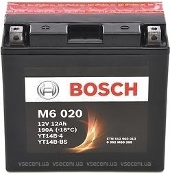 Фото Bosch M6 AGM 12 Ah (M6 020)