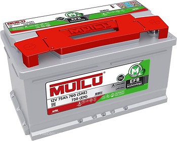 Фото Mutlu EFB Start-Stop 75 Ah Euro (EFB.LB4.75.073.A)