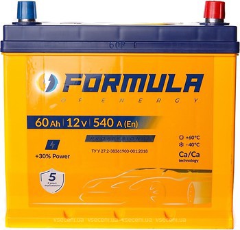Фото Formula Professional Asia 60 Ah Euro