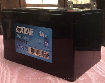 Фото Exide Start-Stop Auxiliary 14 Ah (EK143)