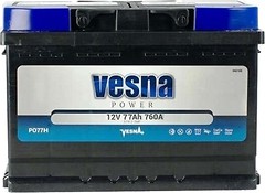 Фото Vesna Power 77 Ah (0) (415077, 57412, PO77H)